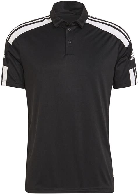 adidas poloshirt schwarz weiß|Adidas Squadra 21 Polo Shirt (GK9556) black/white.